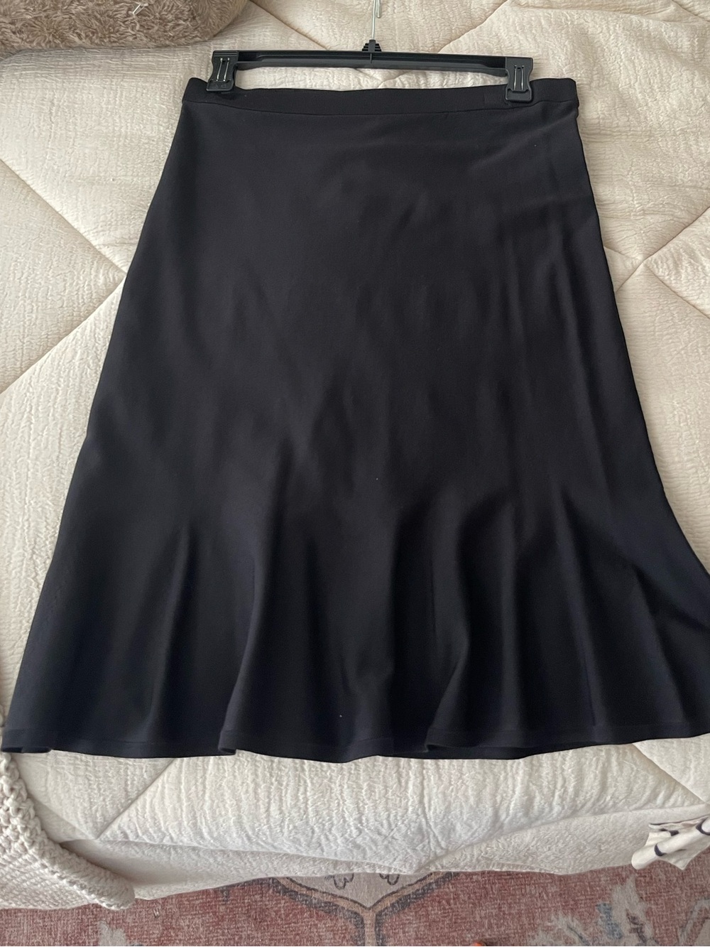 Michael Kors Black A-Line Flared Skirt